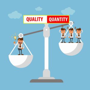 Quality and Quantity: Which is More Important?